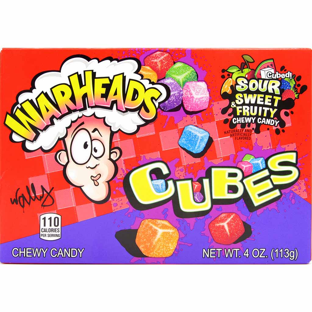 Warheads Cubes Sour Sweet & Fruity (113g)