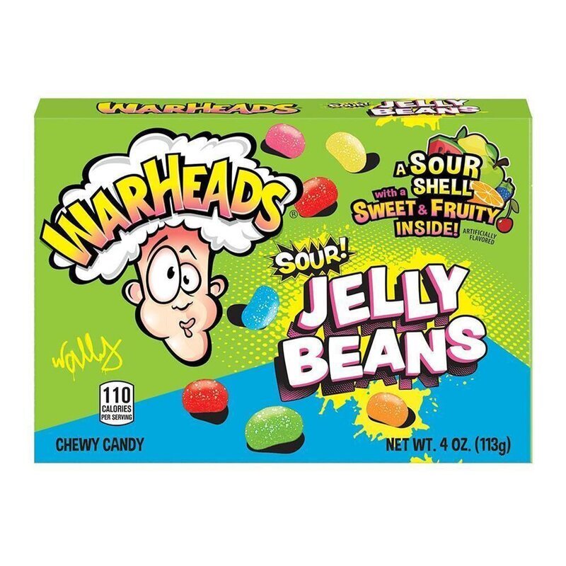 Warheads Jelly Beans Sour (113g)  