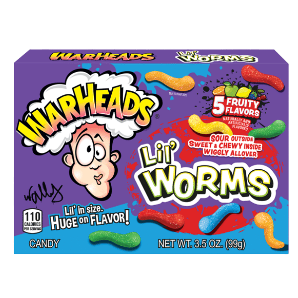 Warheads Lil’ Worms Theatre (99g)
